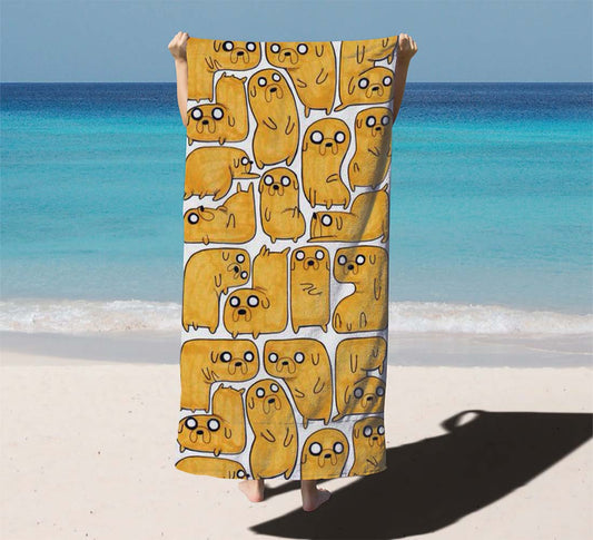 Adventture Time Pattern Beach Towels