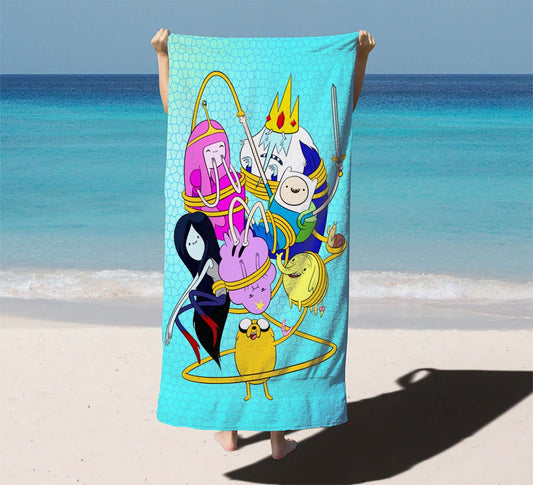 Adventure Time New Wallpaper Beach Towels