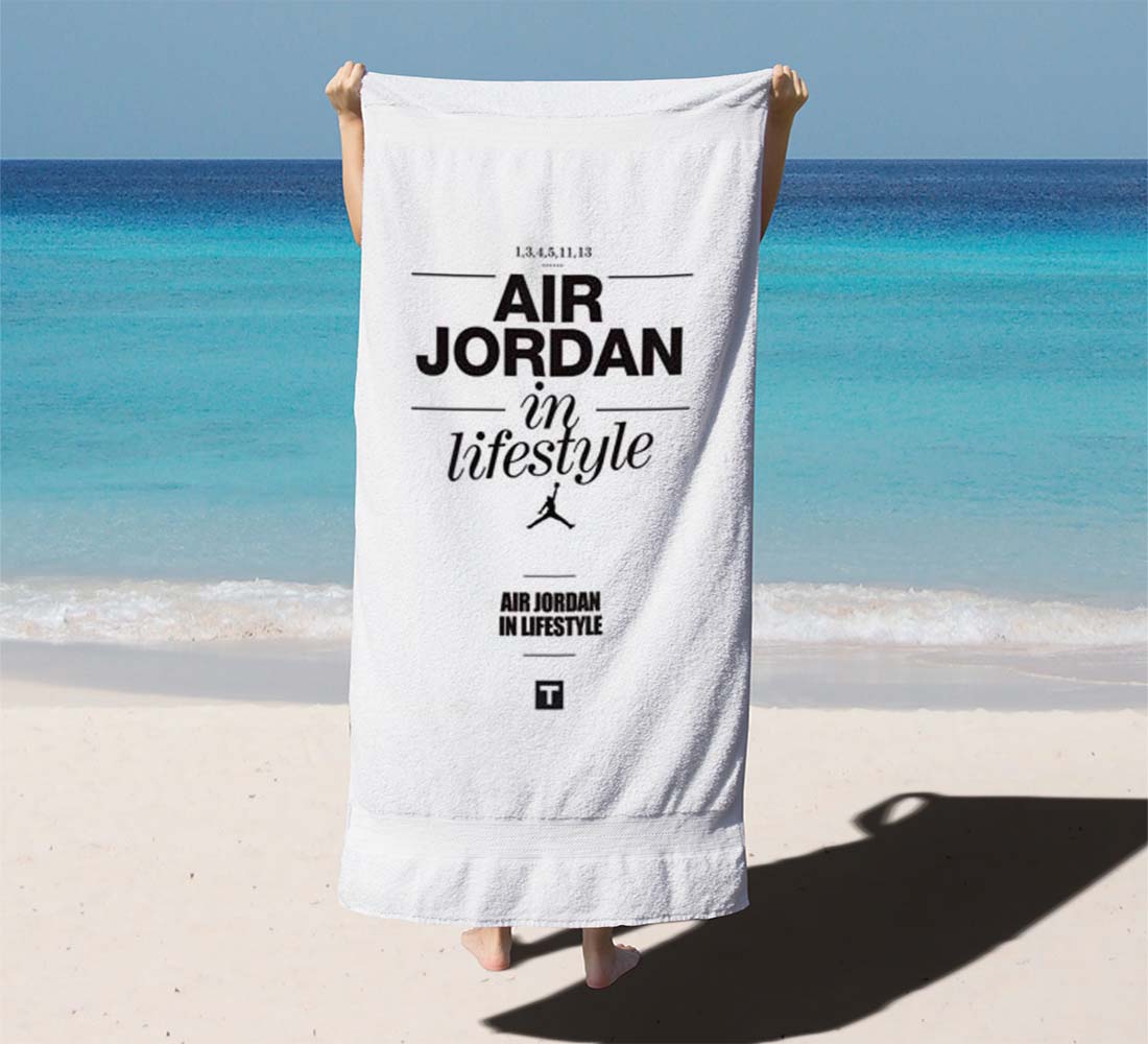 Air Jordan In Style Beach Towels