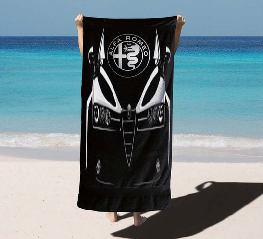 Alfa Romeo Car Beach Towels