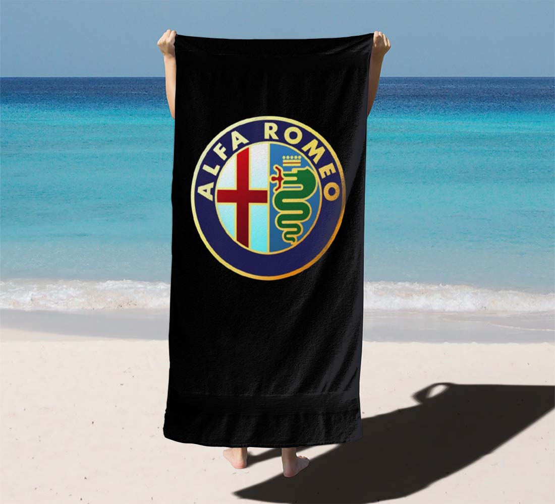 Alfa Romeo Logo Beach Towels