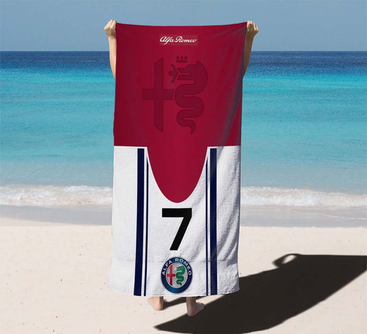 Alfa Romeo Racing Wallpaper Beach Towels