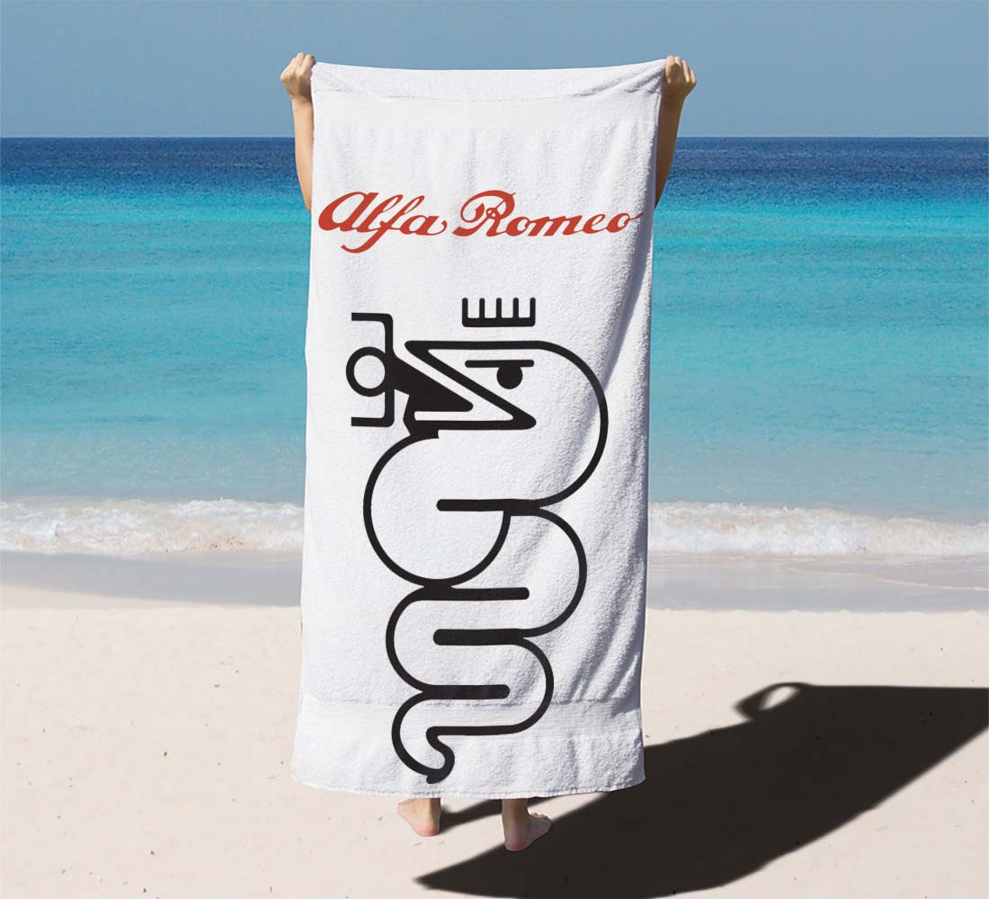 Alfa Romeo Wallpaper Logo Beach Towels