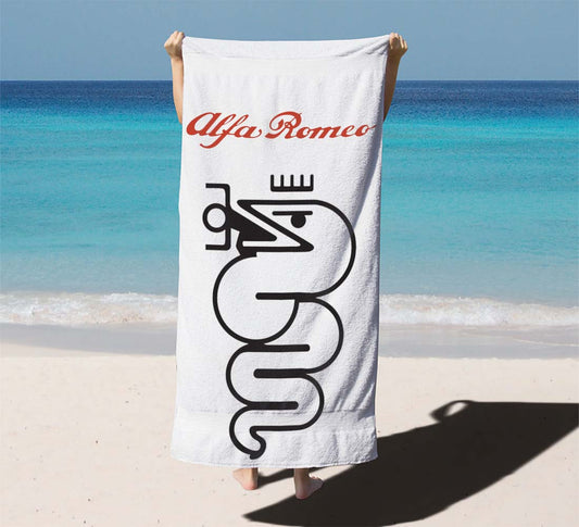 Alfa Romeo Wallpaper Logo Beach Towels