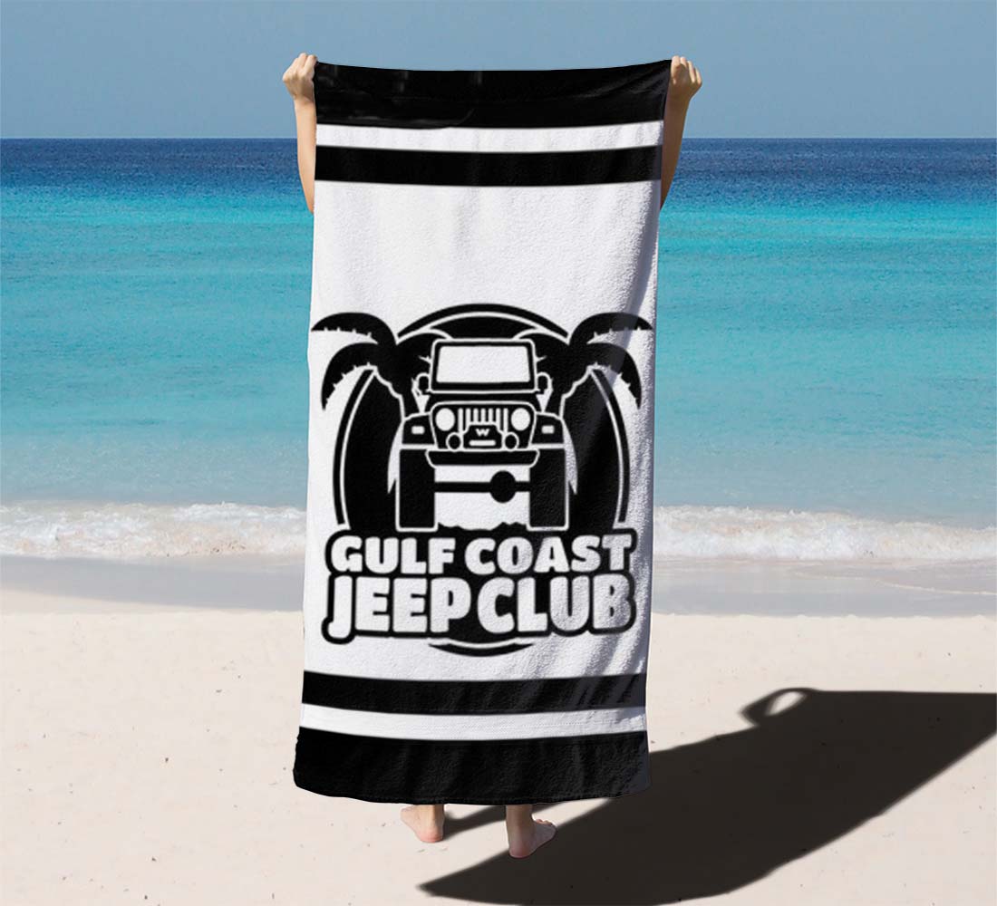 Gulf Coast Jeep Club Beach Towels