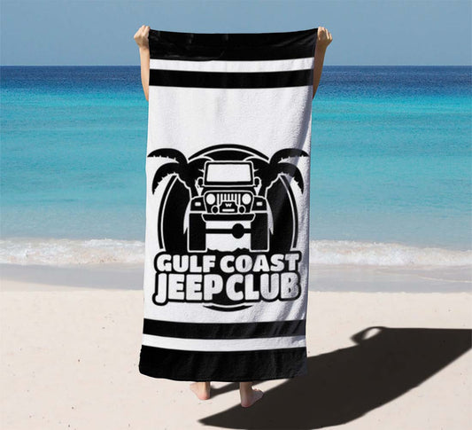 Gulf Coast Jeep Club Beach Towels