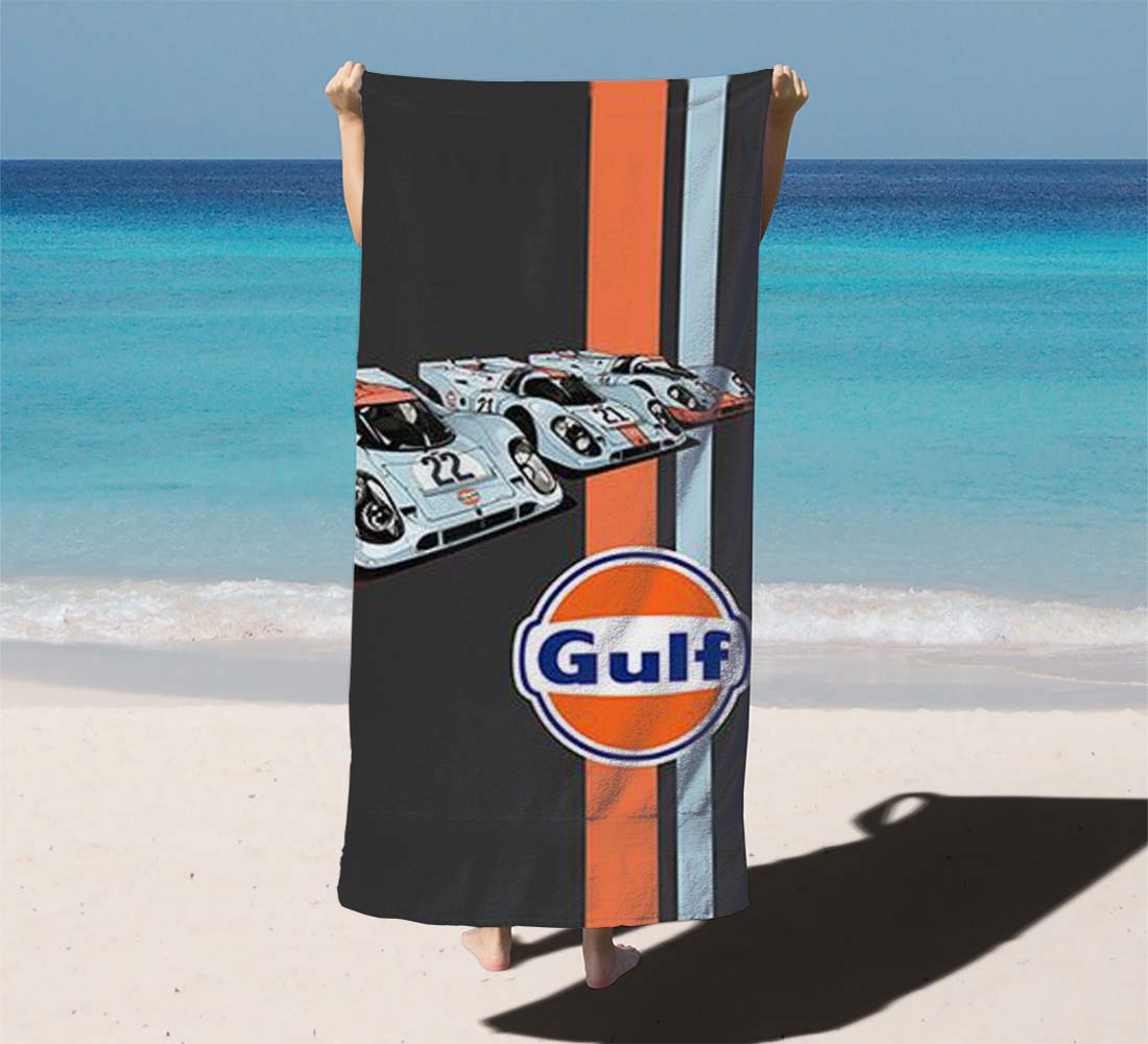Gulf Oil Motor Beach Towels