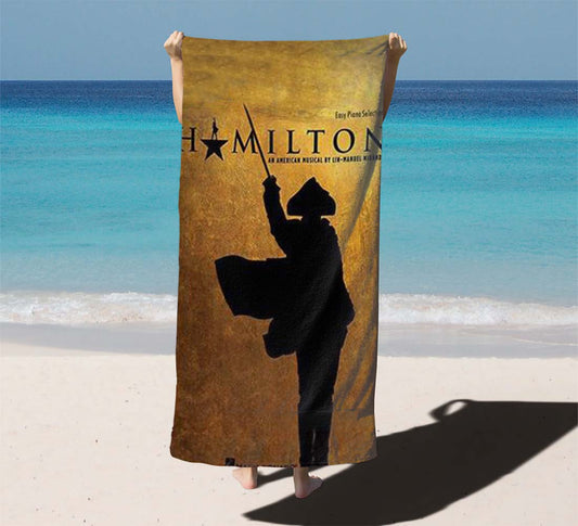 Hamilton Musical Vocal Selection Beach Towels