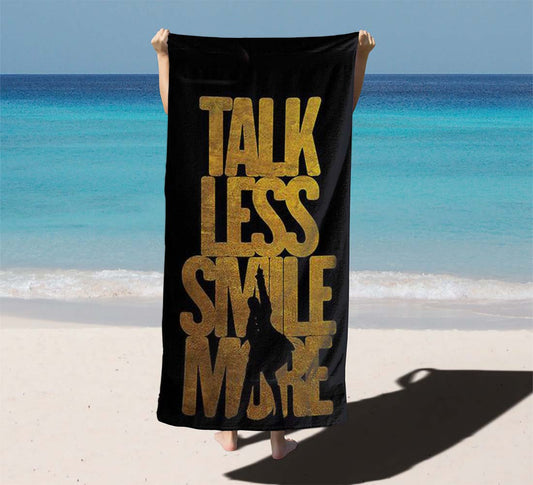 Hamilton Quote Beach Towels