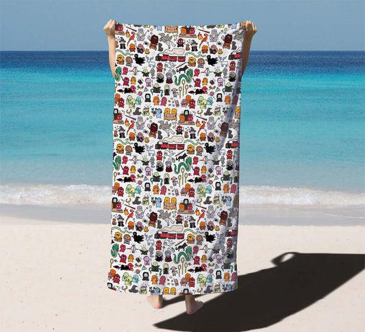 Harry Potter Pattern Beach Towels