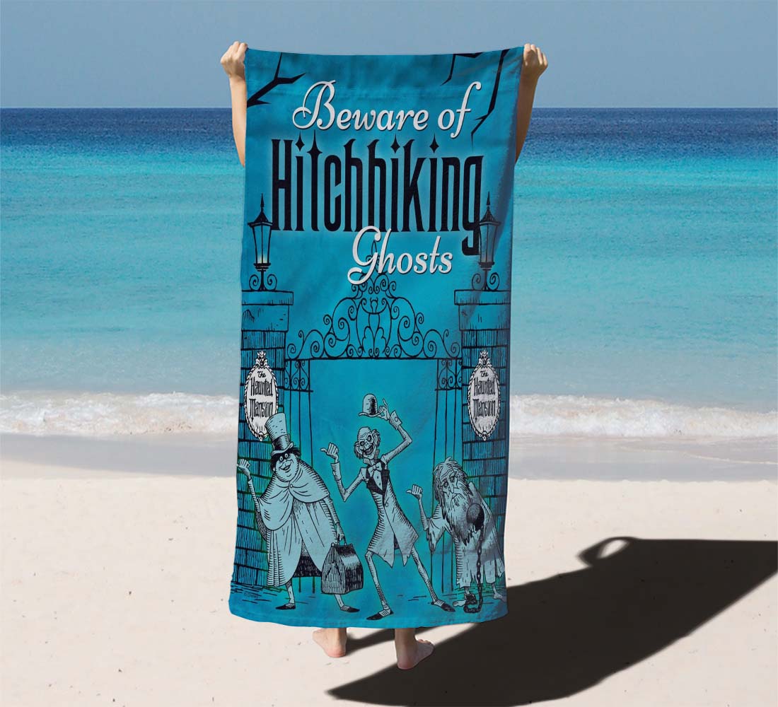 Haunted Mansion Hitchhiking Ghosts Beach Towels