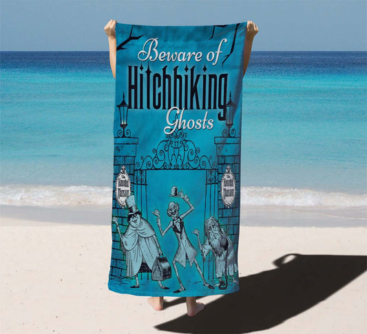 Haunted Mansion Hitchhiking Ghosts Beach Towels
