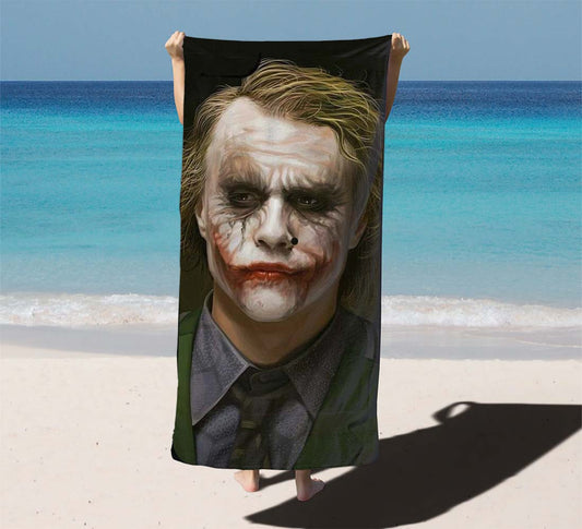 Heath Ledger The Joker Beach Towels