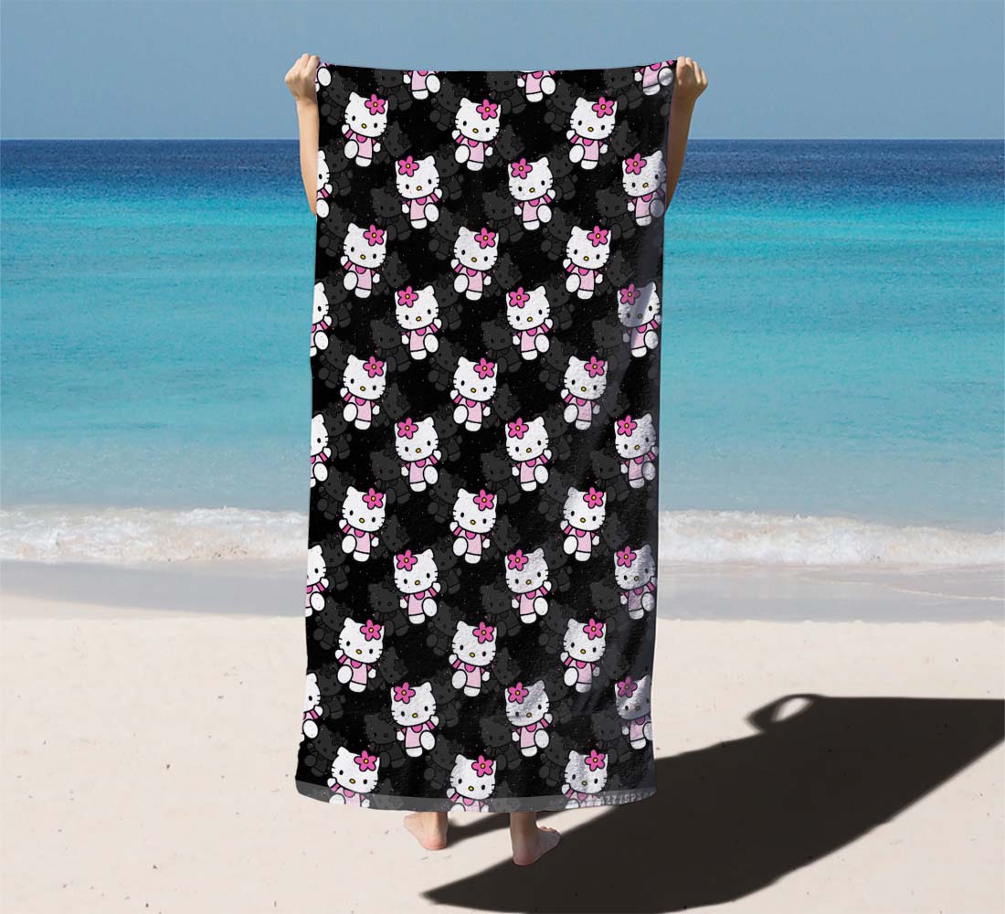 Hello Kitty Pattern Beach Towels