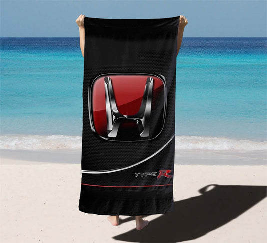 Honda Type R Logo Beach Towels