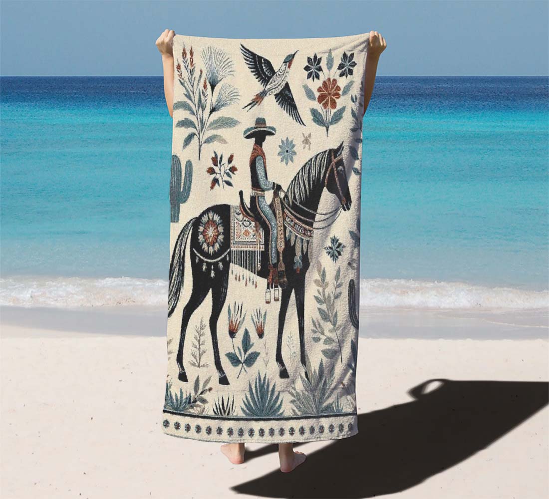 Horse Thief Mesa Beach Towels