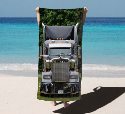 Hot Kenworth Truck W900 T680 Fit Beach Towels