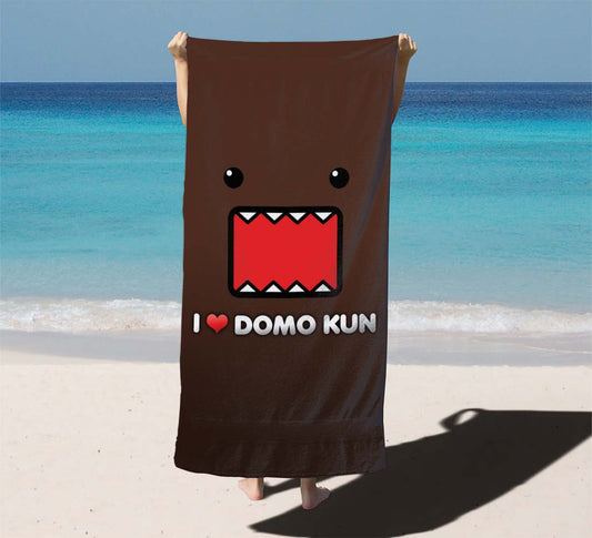I Love Domo Kun College Beach Towels
