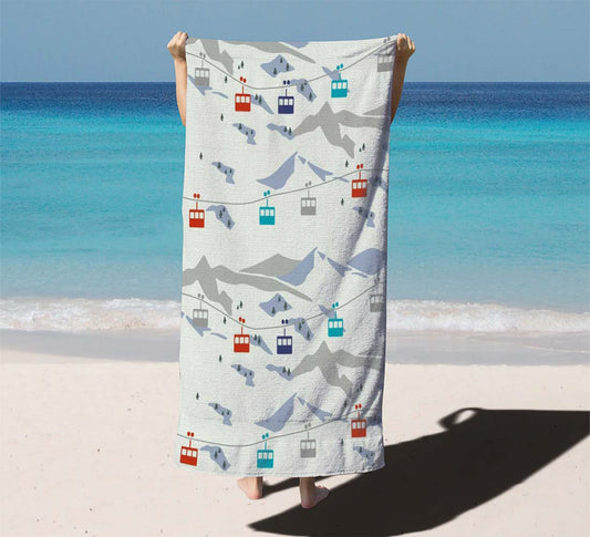 Ice King Cake Pattern Beach Towels