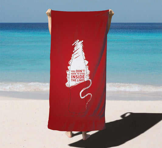 Inside The Lines Coca Cola Beach Towels