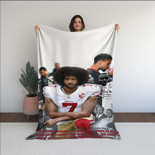 1968 Olympics Black Power salute Soft Micro Fleece Blanket