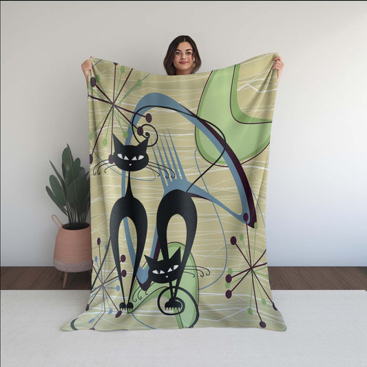 70S Groovy Sunshine Soft Micro Fleece Blanket