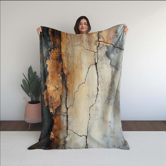 Abstract Soft Micro Fleece Blanket
