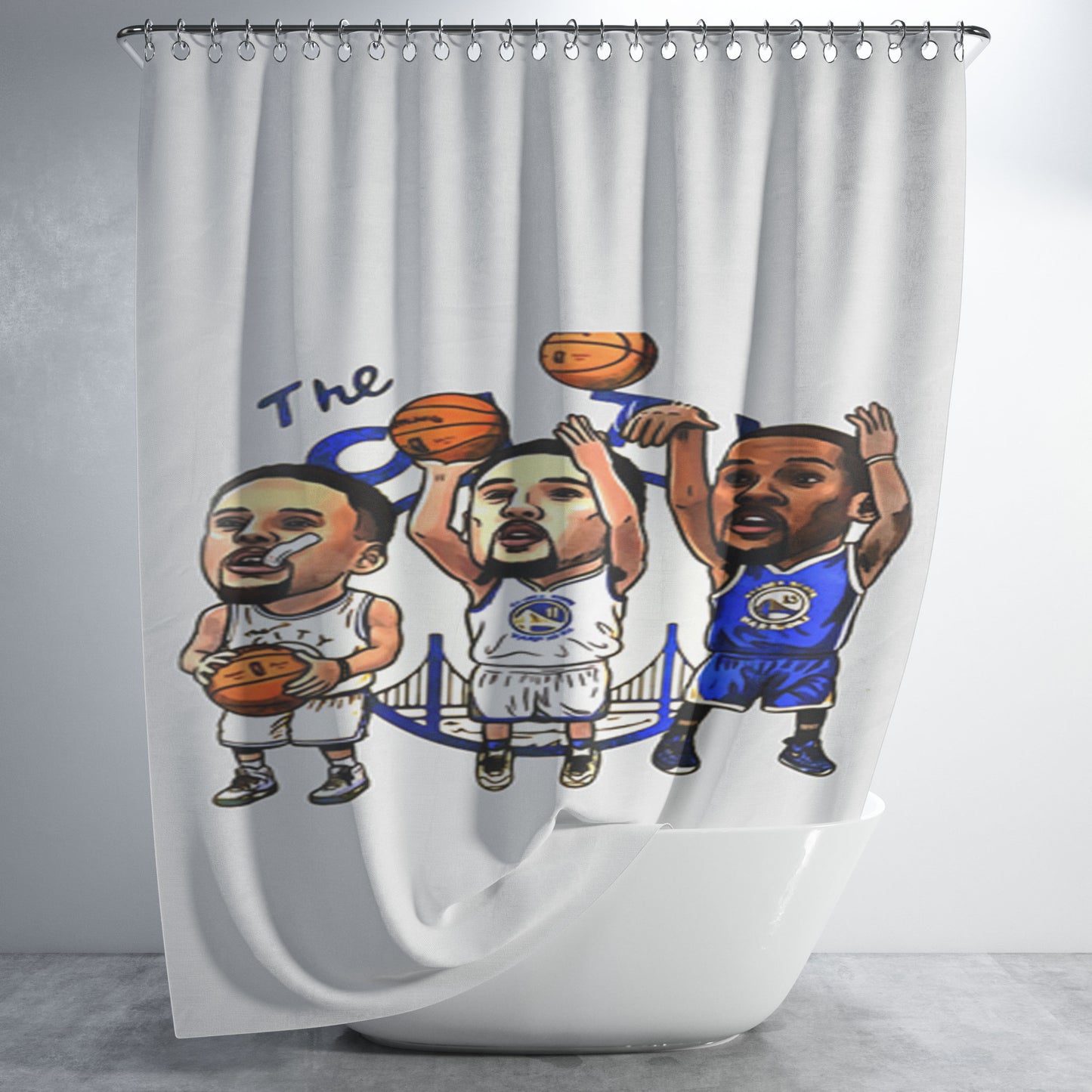 Coach Mike Krzyzewski Bathroom Shower Curtain Fabric Waterproof | 66 X 72 Inch
