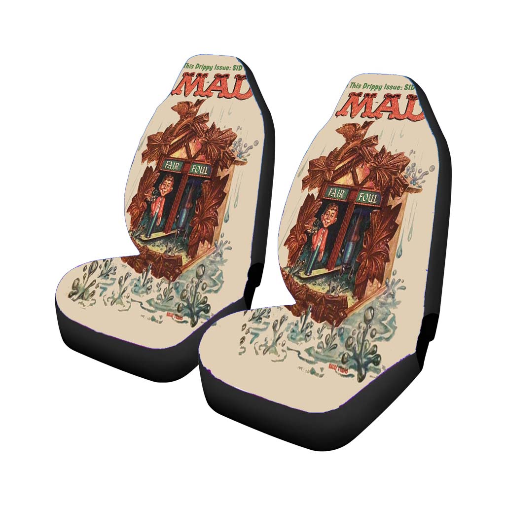 Mad Sadic Comics Humor Funny Poster Car Seat Covers