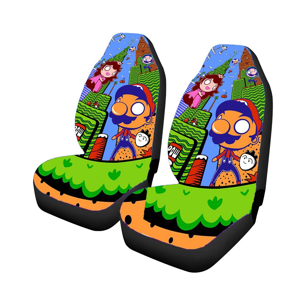 Mario Cute Car Seat Covers