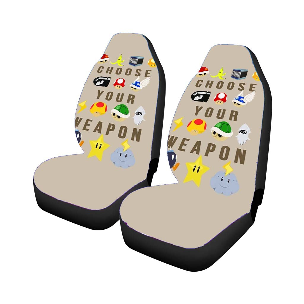 Mario Weapon Car Seat Covers