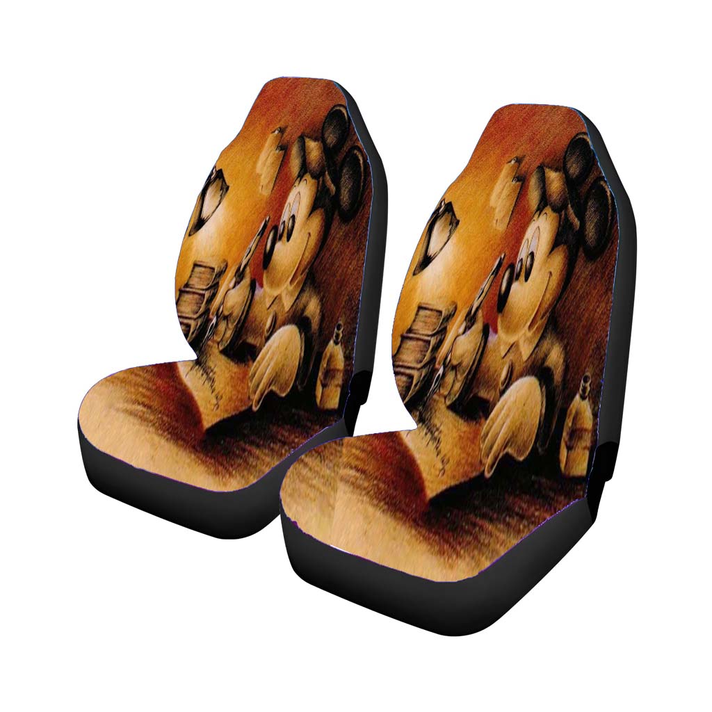 Mickey Mouse Sketch Car Seat Covers