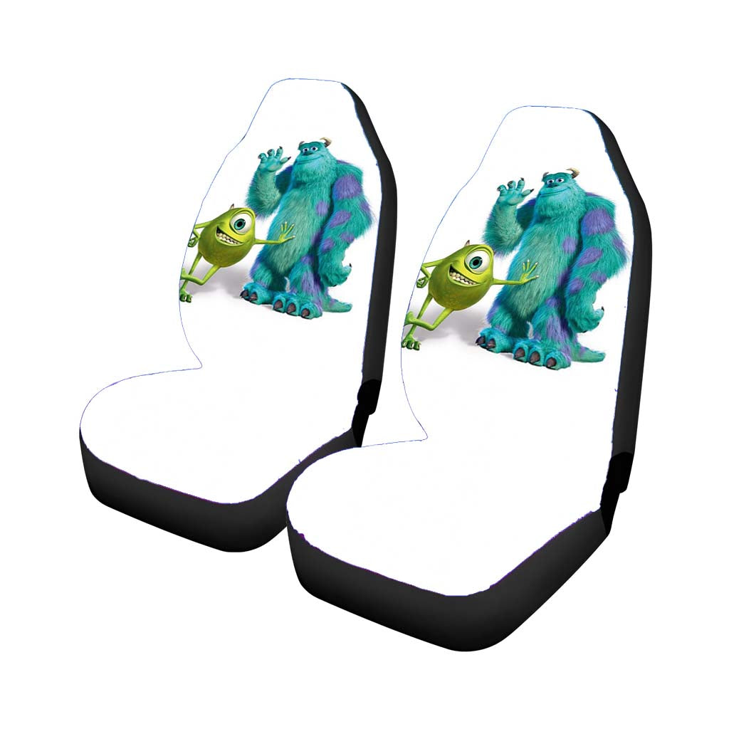 Monsters Inc Sulley And Mike- Car Seat Covers
