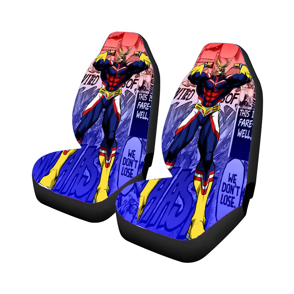 My Hero All Might Comic Character Car Seat Covers