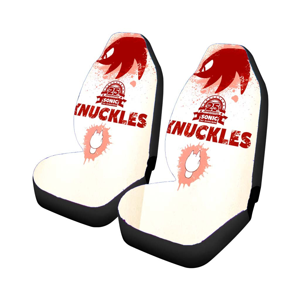 Knuckles Red S Car Seat Covers