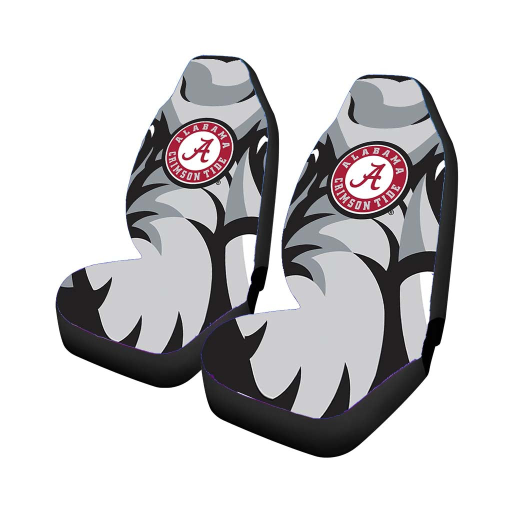 Alabama Crimson Tide Crimson Elephant Car Seat Covers