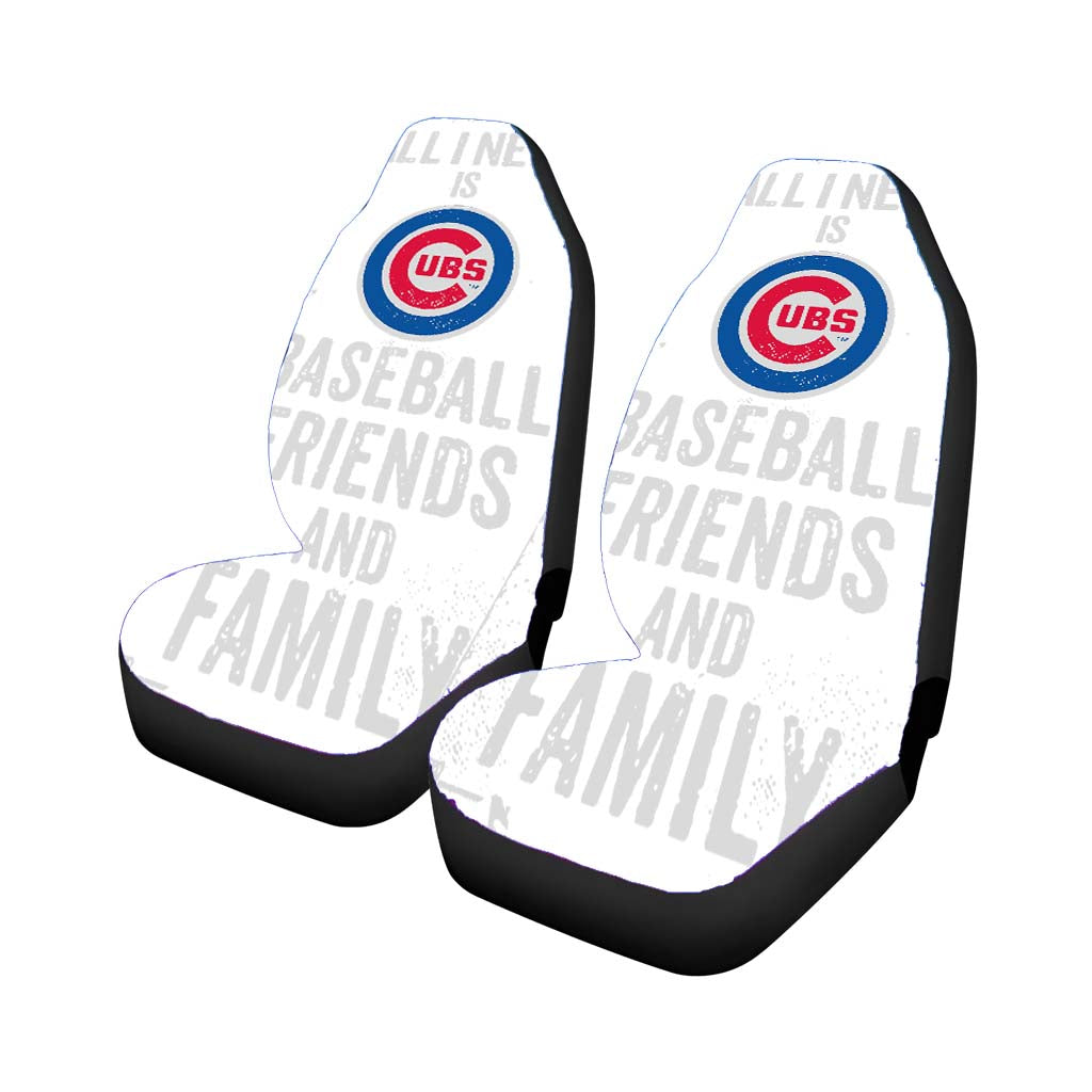 All I Need Is Cubs Baseball Car Seat Covers