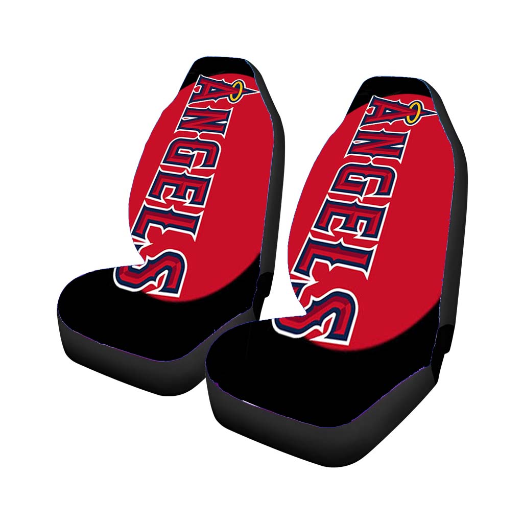 Angels Red Black Car Seat Covers