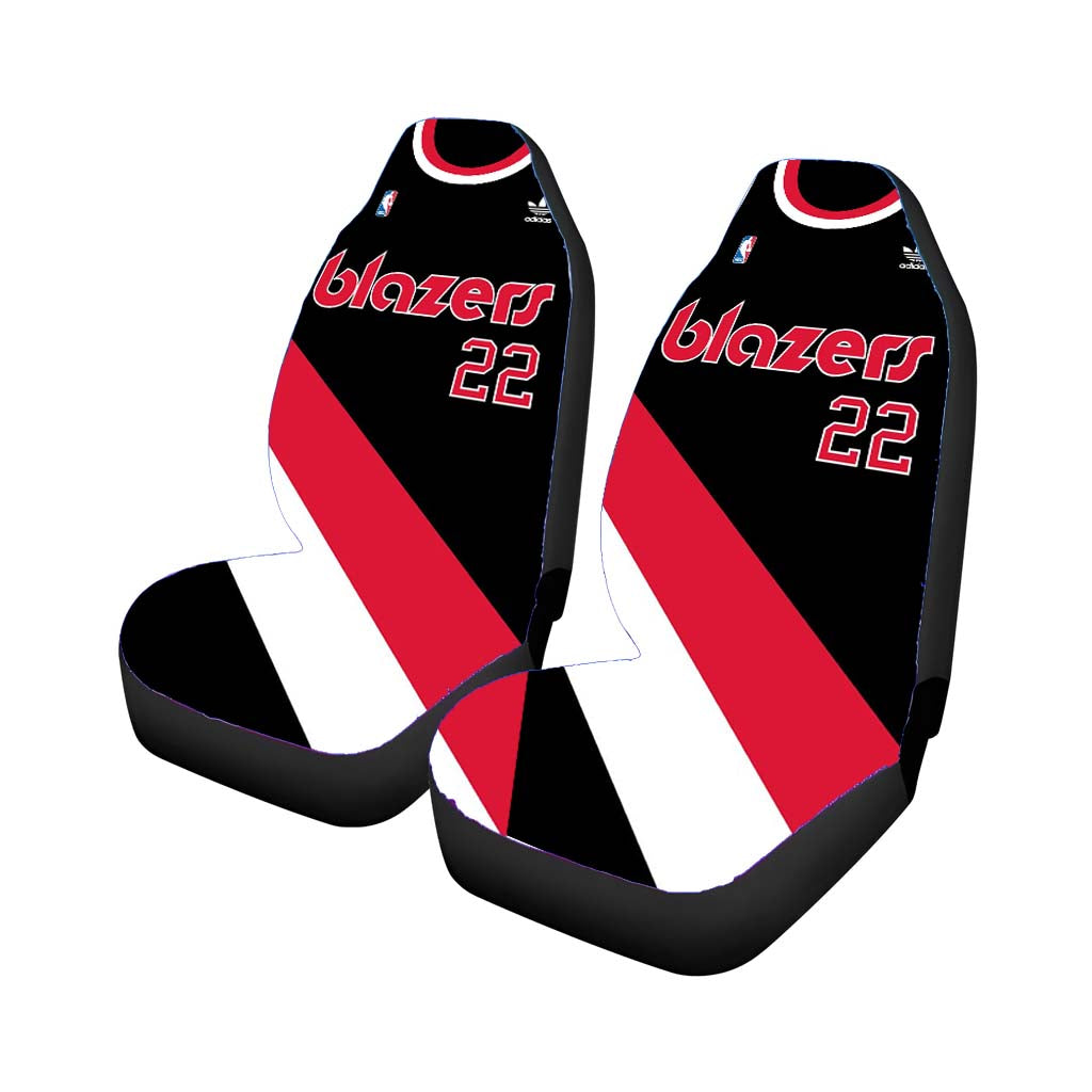 Blazers Jersey Uniform Basketball Number 22 Car Seat Covers