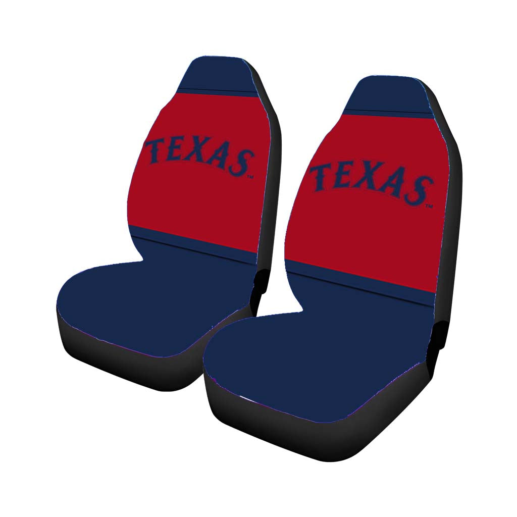 Blue Texas Car Seat Covers