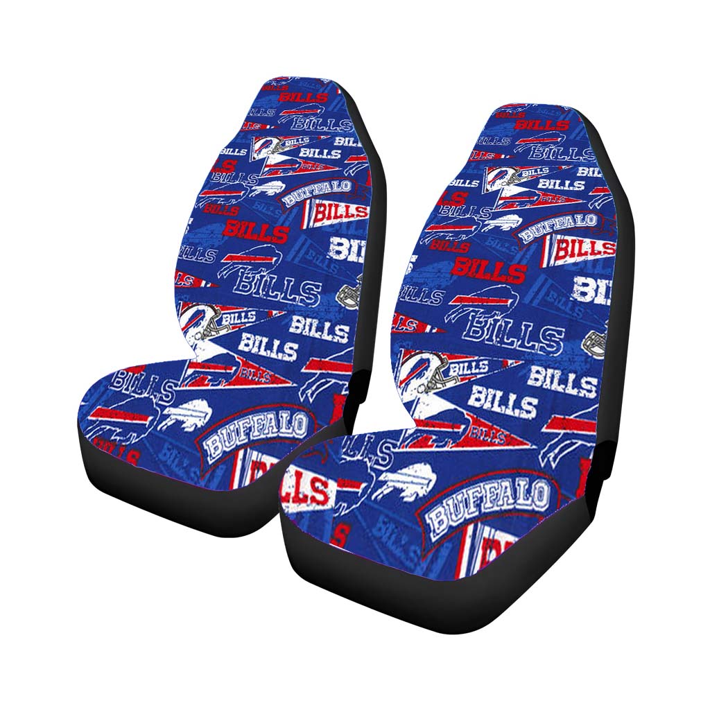 Buffalo Bills Logo Doodle Car Seat Covers