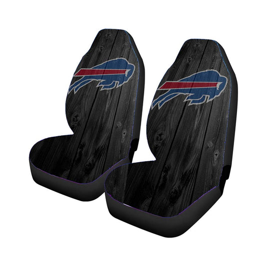 Buffalo Bills Nfl Logo Dark Wood Wallpaper Car Seat Covers