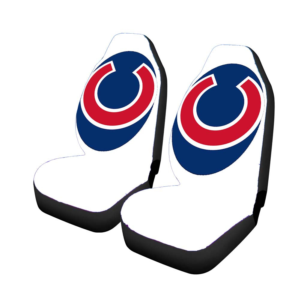 C Initial For Chicago Cubs Car Seat Covers