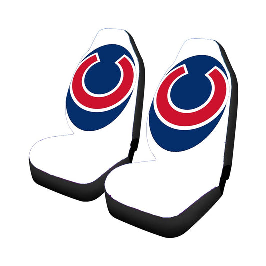 C Initial For Chicago Cubs Car Seat Covers