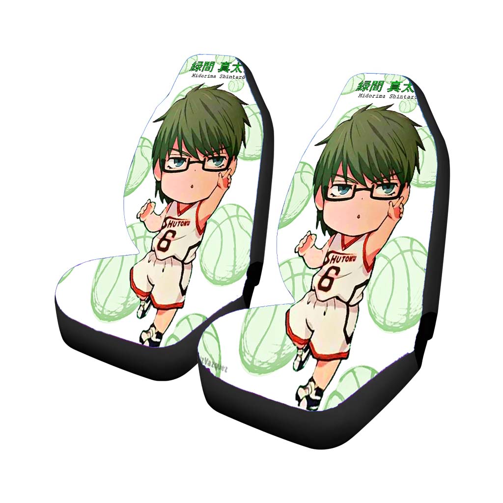 Chibi Green Midorima Shintaro Kuroko No Basket Car Seat Covers