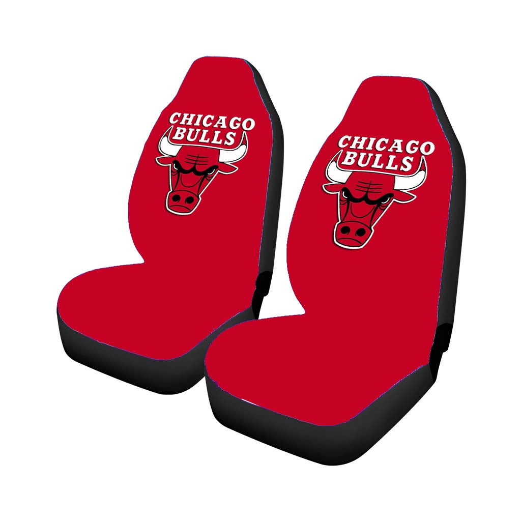 Chicago Bulls Jersey Red Wallpaper Car Seat Covers