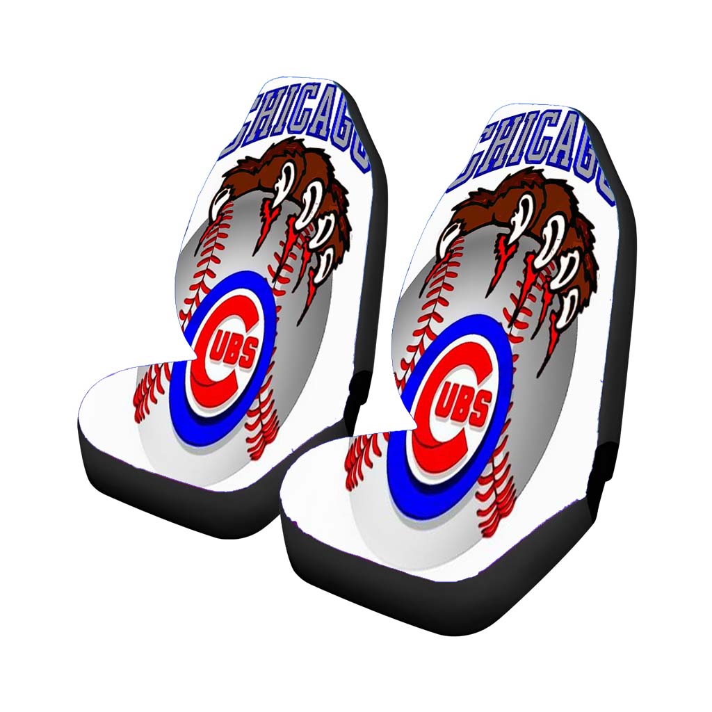 Chicago Cubs Baseball Bear Hand Car Seat Covers