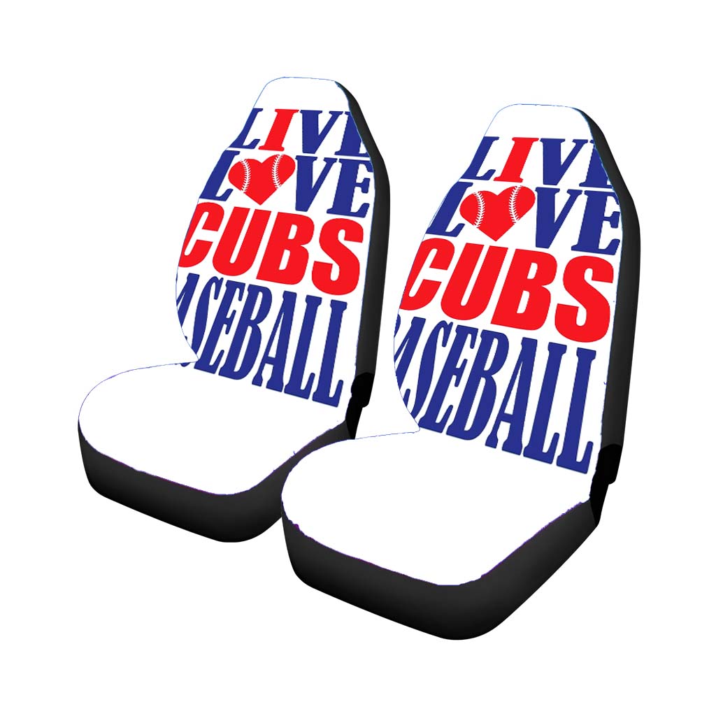 Chicago Cubs Baseball Quotes Car Seat Covers