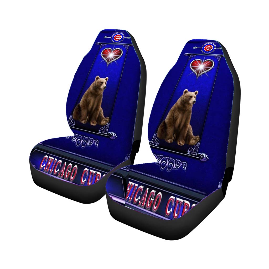 Chicago Cubs Bear Lord_J Car Seat Covers