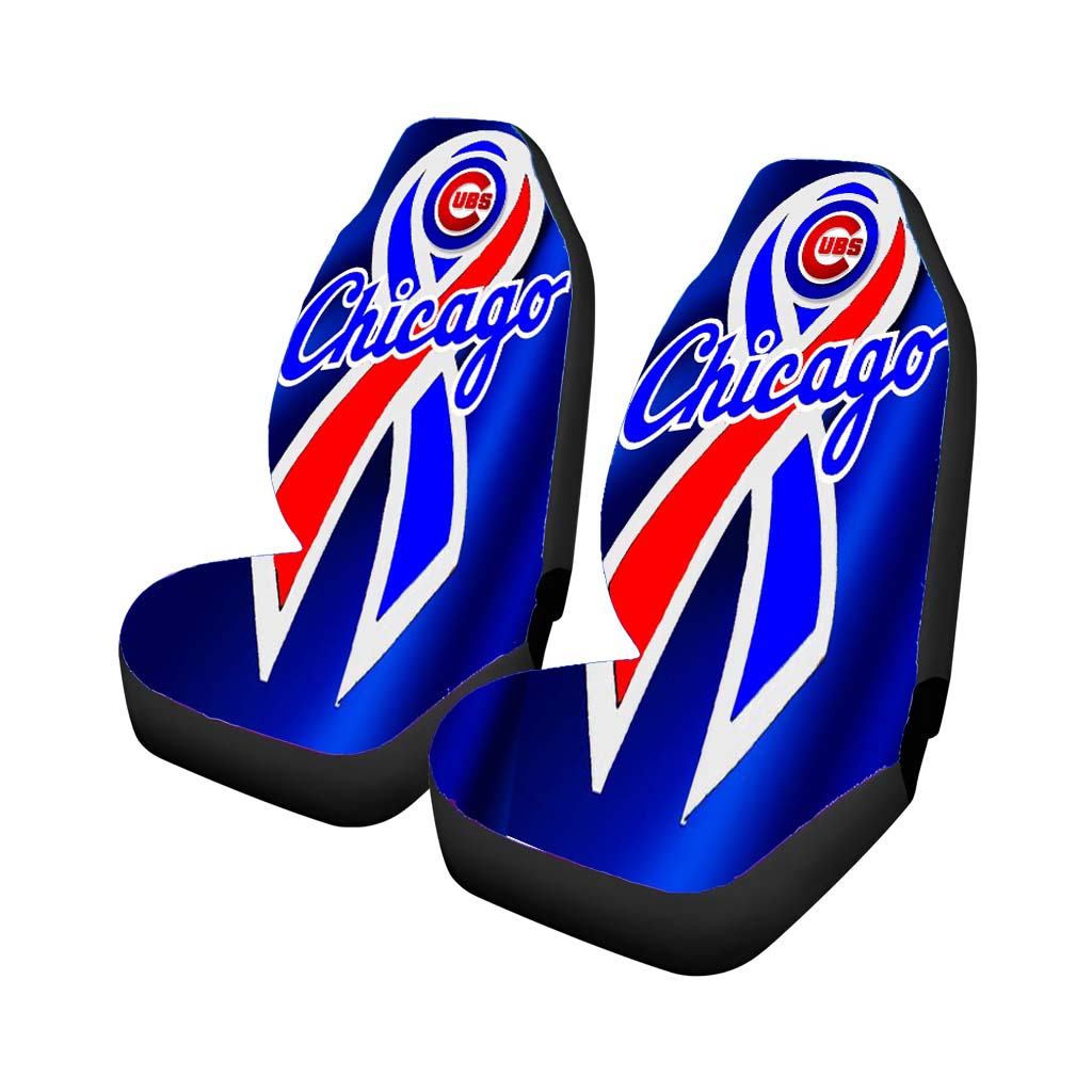 Chicago Cubs Flag Car Seat Covers